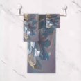 thumbnail image 5 of 3 Piece Bath Towels Set Bath Towel, Hand Towel and Face Towel for Bathroom, Gym, Hotel Large Flower in Full Bloom, 5 of 8