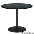thumbnail image 3 of KFI Studios Mode 2.5' x Round' Dining Table, Crisp Linen, Black Base, 3 of 5