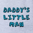 thumbnail image 2 of CafePress - Daddy's Little Man - Cute Infant Baby Football Bodysuit, 2 of 3