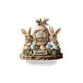 thumbnail image 1 of TIELUTT Exquisite Rabbit Figurine Desktop Ornament For Home and Giving Shatterproof Ornament Set Ornament Large Christmas Ornament Snowflake Ornament Ds9 Ornament, 1 of 6