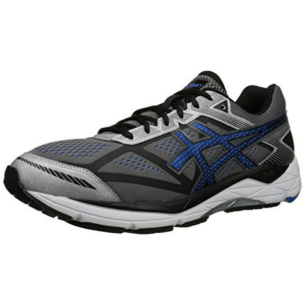 ASICS Men's Gel Foundation 12 Running Shoe, Carbon/Electric Blue/Black, 14  4E US 