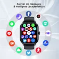 thumbnail image 4 of Smartwatch Reloj Inteligente 2.01 Inch Keluona Lt10 Deporte Pantalla Impermeable Con Correa De Silicona Negro, 4 of 8