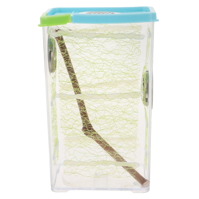KAKOWELY stick insect starter kit 1 Set Reptile Box Home Reptile Box Reptile Feeding Box Transparent Habitat Terrarium Reptile Feeding Box Clear Reptile Breeding Box