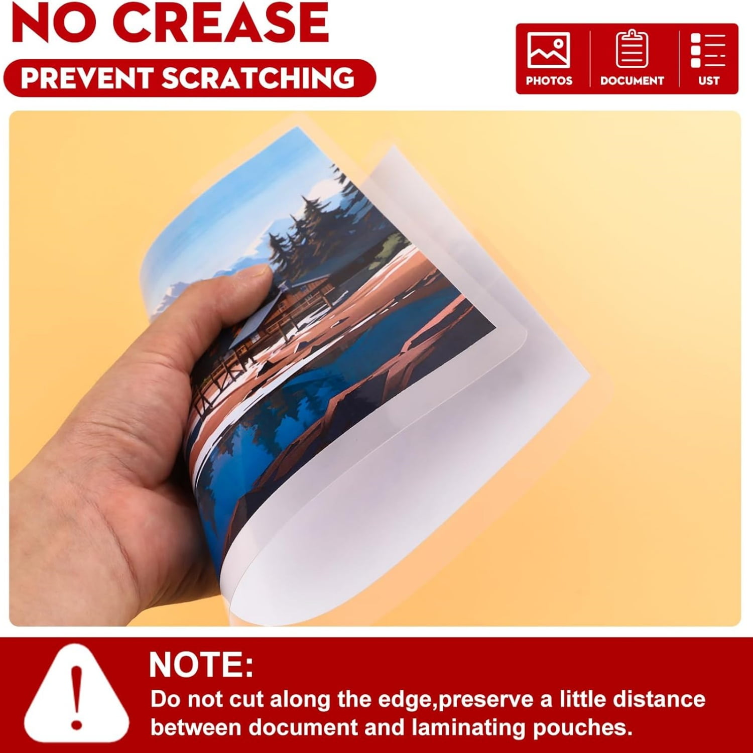 500 Pack Laminating Sheets,Holds 8.5 x 11 Inch Sheets,Thermal Laminating Pouches, 3 Mil, 9 x 11.5 Inches Lamination Sheet Paper for Laminator, Round Corner Letter Size