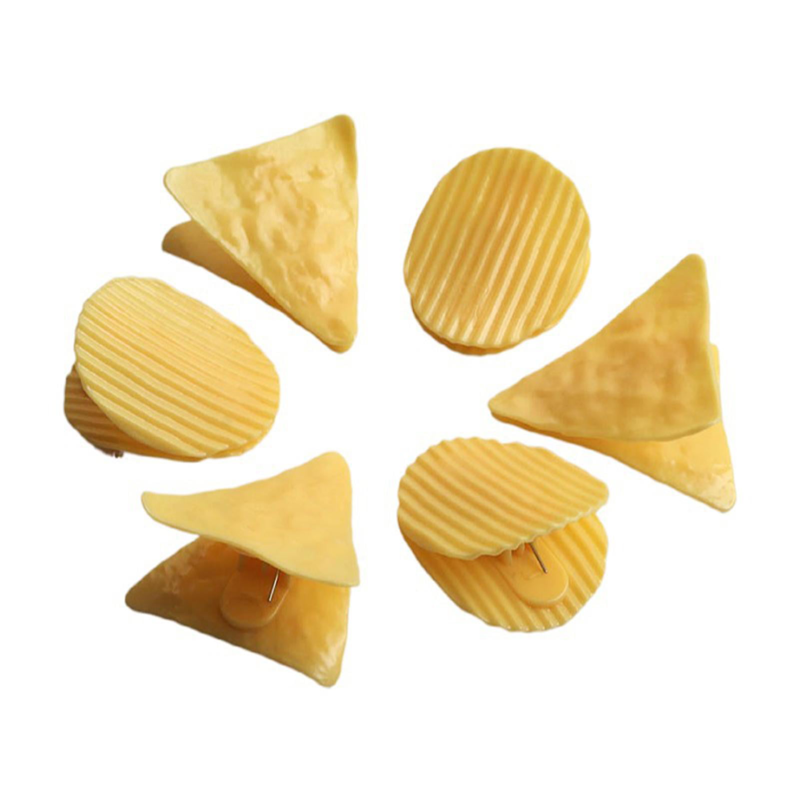 6pcs Chip Bag Clips Dog Cat Multi Purpose Clips Food Snack Bread Clips New