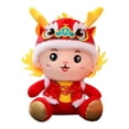 thumbnail image 3 of Muñeco de dragón de peluche de dragón, muñeco de peluche de dragón chino 2024, juguete de dragón de año Nuevo para restaurante, regalo de cumpleaños 20 centímetros, 3 of 8