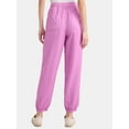 thumbnail image 3 of Time and Tru Women's High Rise Parachute Joggers, 28” Inseam, Sizes XS-XXXL, 3 of 5