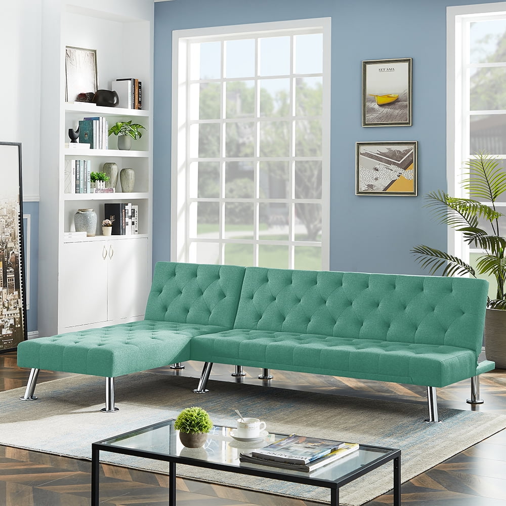 Lowestbest Sofa Bed and Sleepers Couch, Sectional Recliner Couch Sofabed for Living Room, Green Lowestbest Sofa Bed and Sleepers Couch, Sectional Recliner Couch Sofabed for Living Room, Green
