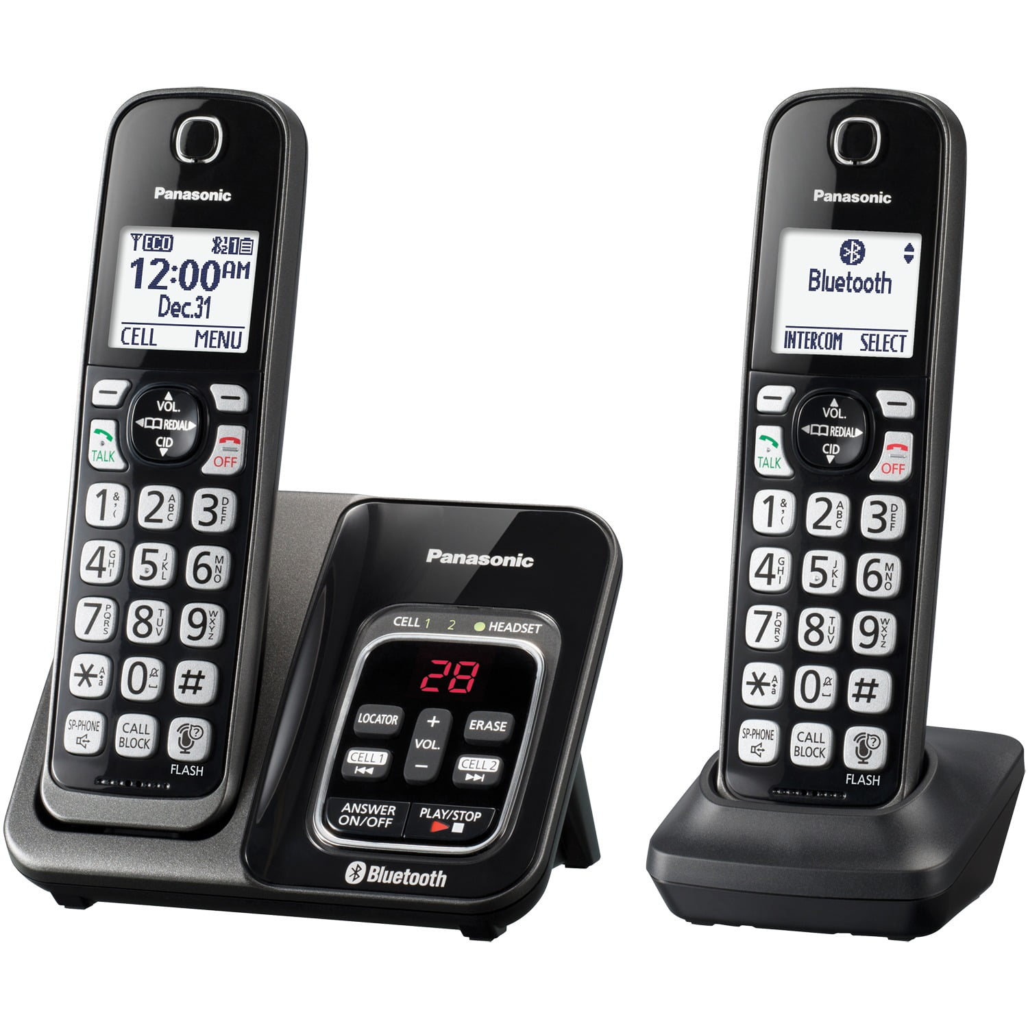 Panasonic KX-TGD562M Link2cell Bluetooth Cordless Phone With Answering