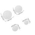thumbnail image 2 of SHINYPASING 250Pcs Round Wall Mirror Tile Acrylic for Artists and 1.5In, 2 of 7