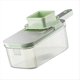 thumbnail image 2 of Picadora de Verduras, Trituradoras con Recipiente Transparente, Rallador de Alimentos Manual Multifuncional, Herramienta de Corte de Cocina Desmontable B, 2 of 5