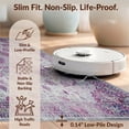 thumbnail image 6 of Design&I 8'x10' Washable Area Rug Snag-Free Purple Grey Boho Medallion Design Symmetrical Accents with Decorative Border for Dining Room, Large Office, Lounge, 6 of 7