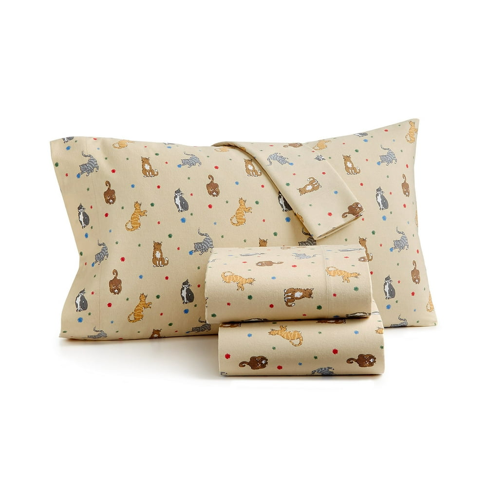 Martha Stewart Collection Cat's Meow, 100 Percent Cotton, Three Piece
