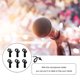 thumbnail image 5 of WORGEOUS 6 PCS Convenientes y prácticos clips de micrófono Titulares de micrófonos de plástico (Negro), 5 of 8