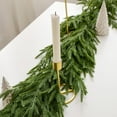 thumbnail image 2 of SharkTRUE Christmas Rattan Simulation Pine Needle Plant Decoration Ornament Door Holiday Hanging, 2 of 8