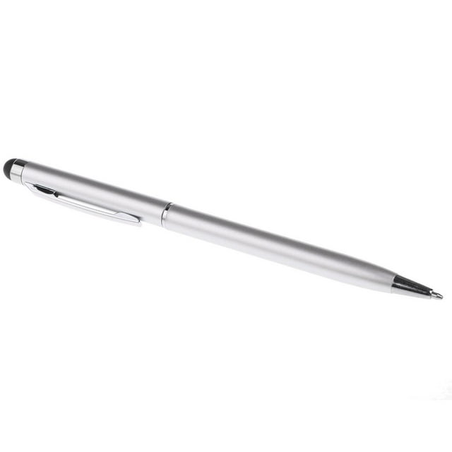 Lápiz óptico Capacitivo perfecl 2 en 1 para Pantalla táctil plata