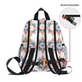 thumbnail image 5 of FORMRS School Backpack with Front Zippered Pocket 12" Student Travel Daypack, Blue Abstract Pattern, 5 of 6