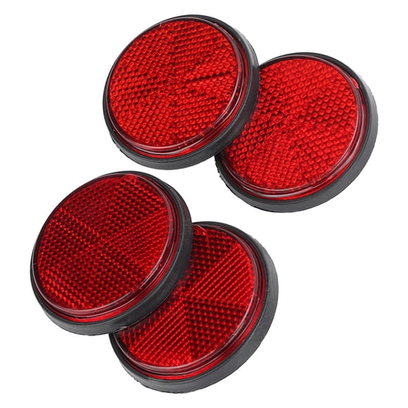 Reflector ATV, 4 piezas, 2 pulgadas, reflector de seguridad redondo para bicicleta, reflectores redondos para motocicleta, diseño exquisito