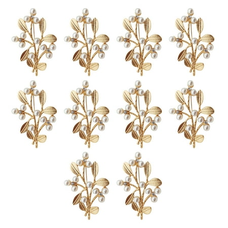 

10Pcs Decorative Headwear Charms Alloy Hair Clip Charms DIY Crafts Supplies
