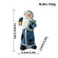 thumbnail image 2 of Christmas Santa Claus Figurines Ornaments, Handcrafted Standing Santa Claus Night Light, Crafts Resin Santa Sculpture for Home Decor Gifts, 2 of 10