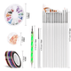 thumbnail image 2 of Nail Art Pen Designer, Nail Art Tools Nail Art Brush, Nail Art Dotting Tool, Nail Art Foil, Nail Art Tape MFZFUKR CPB-US-YYM105-2, 2 of 5