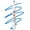 Blue, variant on Apple Barrel Multi-Surface Oil-Based Paint Pens, Medium Tip, Black