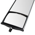 thumbnail image 2 of TRQ 16" x 6.5" Aluminum West Coast Mirror w/ Convex Glass for HD Semi Truck MRA07149 Fits select: 1986-2009,2011-2017 ISUZU NPR, 2 of 3