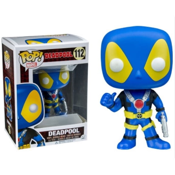 Funko POP! Marvel Deadpool Blue X-Men Colors, #112, FYE Exclusive