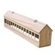 thumbnail image 2 of Comedero para palomas, dispensador de comida para aves, contenedor para reducir el desperdicio de alimento para aves de corral. 80 centímetros, 2 of 9