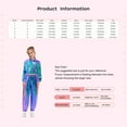 thumbnail image 7 of Doomiva Boys Girls 2Pcs Tracksuit Shiny Metallic Dance Outfits Long Sleeve Jacket with Pants Set Hip Hop Jazz Dance Hot Pink 12, 7 of 7