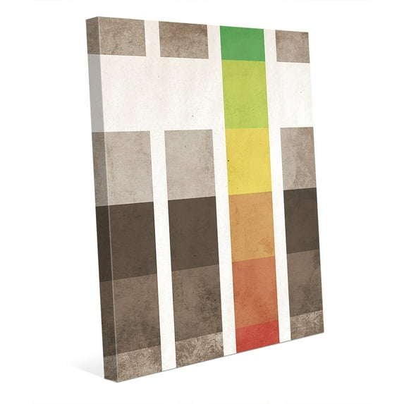 Spectrum Pallet Rock|16" x 20" Canvas wall art