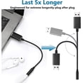 thumbnail image 4 of Usb Audio Adapter,usb To 3.5mm Audio Jack Adapter, Usb External Sound Card Audio Adapter With 3.5mm Headphone, 4 of 4