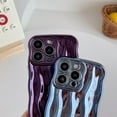 thumbnail image 4 of for iPhone 15 Pro Max Case,Water Ripple Pattern Curly Wave Frame Soft Compatible with iPhone Case (Light Black,iPhone 15 Pro Max), 4 of 12