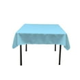 thumbnail image 1 of Nappe Carrée en Popeline de Polyester TCpop52x52-TurquoiseLgtP40&44; Turquoise Clair - 52 x 52 Po., 1 of 1