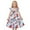 White, variant on Toddler Dress Kids Toddler Girls Summer Floral Print A Line Flutter Sleeves Stylish Casual Dress Dress for Girls Pink 12 Years-13 Years