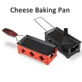 thumbnail image 3 of Fondoir à Fromage Raclette Gril Poêle à Fromage avec Spatule en Silicone Plateau de Cuisson Antiadhésif Rotatif, 3 of 5