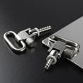 thumbnail image 2 of 1 Pair Sling Swivels Quick Detach Swivels Stainless Steel Portable Sling Loops for Hunting Camping, 2 of 8