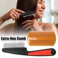 thumbnail image 2 of Head Lice Comb Lice Nit Removal Hair Comb Stainless Comb Lice Comb Removal Head Tooth Hair Comb, 2 of 8