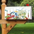 thumbnail image 5 of Floral Blooms Bicycle Fence Decoration Mailbox Cover with Magnetic Strip Spring Daisy Flower Mailbox Wraps Post Letter Box Cover Standard Size 21" X 18" for Garden Outdoor Yard Decor, 5 of 6