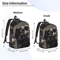 thumbnail image 2 of Fotbe Vintage Dog Illustration Mochila de Lona con Estampado, Mochila Duradera, Mochila Versátil de Alta Calidad, Mochila Compacta Vintage-Medium, 2 of 5