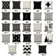 thumbnail image 5 of Funda De Almohada Con Cojín De Geométrico Retro Funda De Cojín Decoración Para El Hogar-23 Tipos Zulema Cojín, 5 of 5