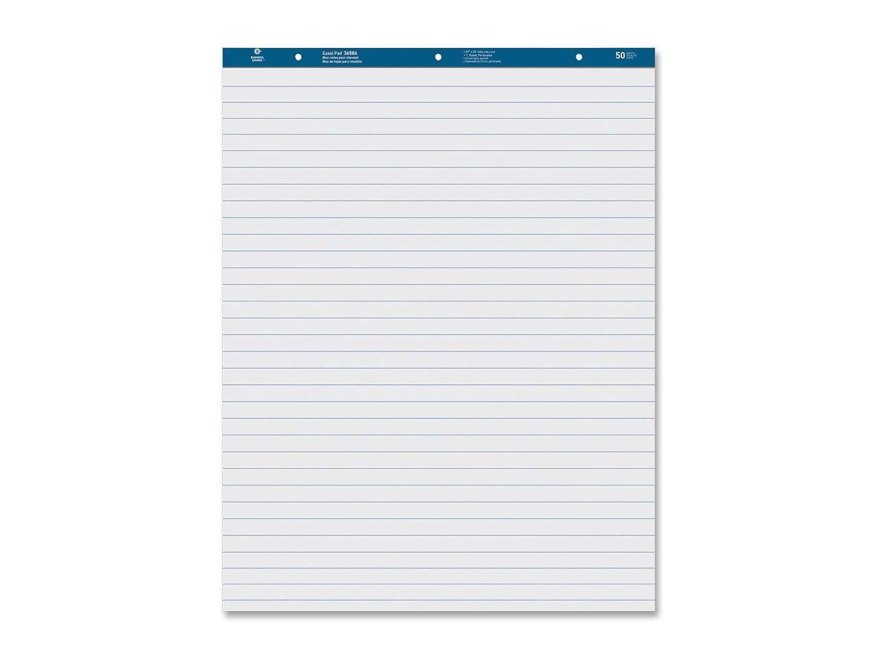 Business Source, BSN38590, Standard Ruled Easel Pad, 2 / Carton