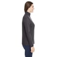 thumbnail image 3 of Core 365 CE405W Ladies Fusion ChromaSoft Pique Quarter-Zip, 3 of 3