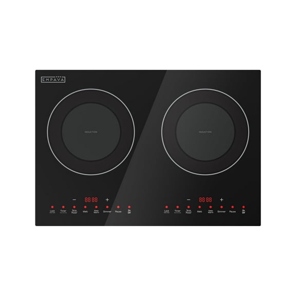 13-in Portable Dual Heating Elements 1800-W Built-in Induction Cooktop 120-V
