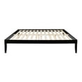 thumbnail image 5 of Powell Plumley 15.75" High Low Profile Platform Bed Frame, King, Black, 5 of 13