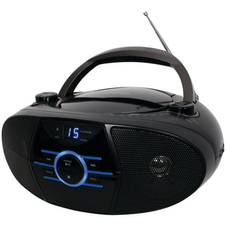 JENSEN CD-560 Portable Stereo CD Player with AM/FM Stereo Radio & (Best Bluetooth Shelf Stereo)