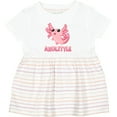 thumbnail image 3 of Inktastic Axolittle Cute Baby Axolotl Girls Baby Dress, 3 of 5