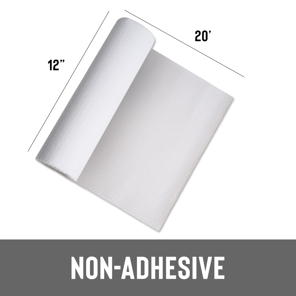 Con-Tact Brand 12 in. x 20 ft. Grip Prints™ Shelf & Drawer Liner, Savoy Stone Pattern, 12-Pack