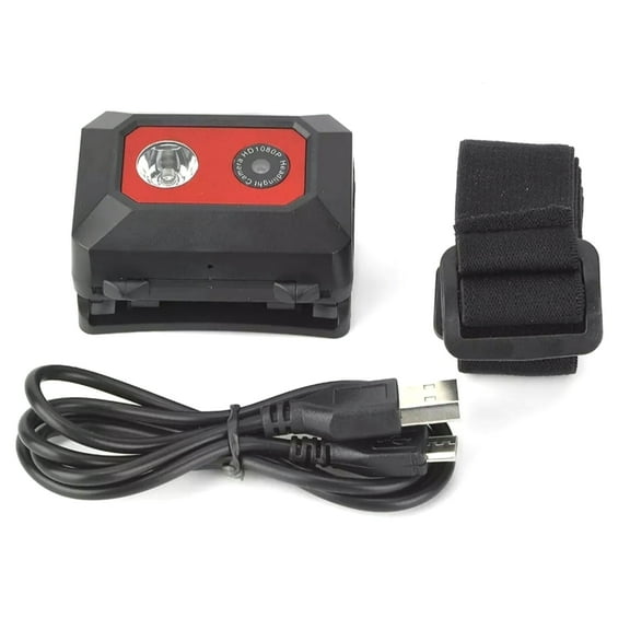 ARCADORA High-Def Cam & Headlamp for Adventures - 1080P Capture & Night Vision F18 Model