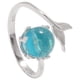 thumbnail image 1 of Exquisito anillo de sirena, anillos de dedo frescos, accesorio de apertura ajustable para mujer, dama y niña, 1 of 7